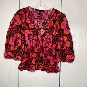 House of Harlow 1960 x revolve long sleeve blouse size L
